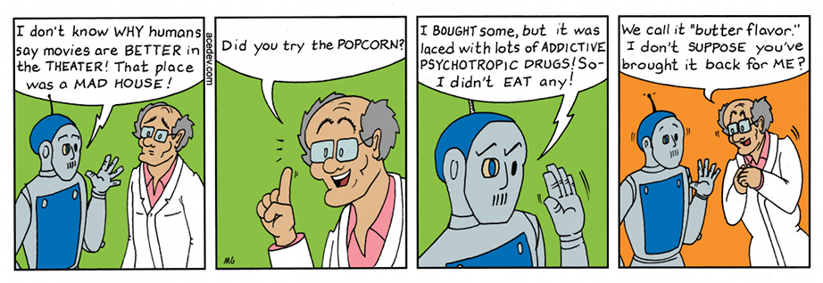 acedev comic, webcomic for Wednesday 27 Sep 2017
